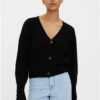 Veromoda Black Lea Knitted Cardigan -Noisy May Shop 28707