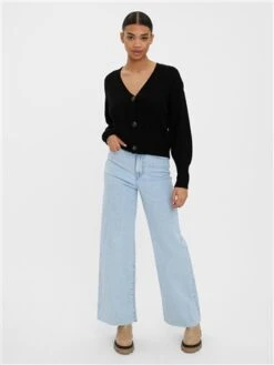 Veromoda Black Lea Knitted Cardigan -Noisy May Shop 28707 2