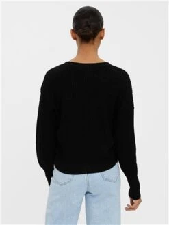Veromoda Black Lea Knitted Cardigan -Noisy May Shop 28707 3