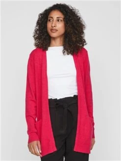 Vila Love Potion Long Knitted Ril Cardigan
