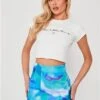 Saint Genies Blue Print Tie Dye Split Skirt -Noisy May Shop 28826