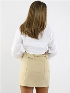 Saint Genies Beige Sybil Cargo Skirt -Noisy May Shop 28866 3