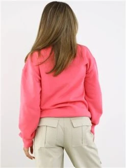 Vivichi Pink Oversized Arizona Crew Sweatshirt -Noisy May Shop 28882 3