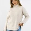 The Frolic Cream High Neck Knit Jumper 1 The Frolic Cream High Neck Knit Jumper -Noisy May Shop 28889