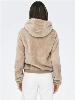 Only Beige / Humus New Anna Sherpa Jacket -Noisy May Shop 28938 3