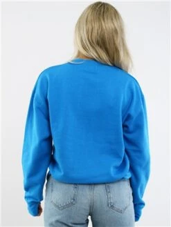 Vivichi Electric Blue Oversized Nyc Crew Sweatshirt -Noisy May Shop 28971 3