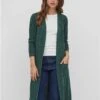 Vila Pine Needle/Green Long Ril Knit Cardigan