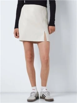 Noisy May Moonbeam Clara Coated High Waisted Skirt -Noisy May Shop 28989 2