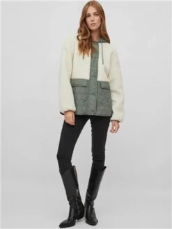 Vila Birch Dita Hooded Teddy Jacket -Noisy May Shop 29004 2