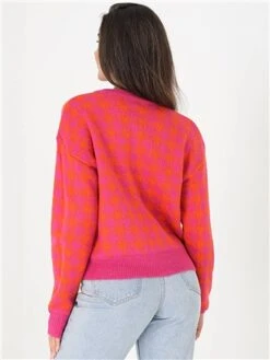 Brave Soul Pink Kimmy Cardigan -Noisy May Shop 29137 3