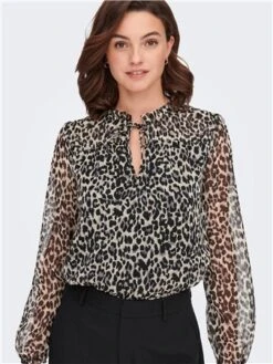 Only Black Ditsy Patterned Blouse -Noisy May Shop 29159 1