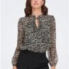 Only Black Ditsy Patterned Blouse -Noisy May Shop 29159