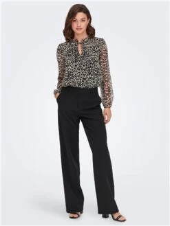 Only Black Ditsy Patterned Blouse -Noisy May Shop 29159 2