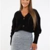 Pieces White / Black Nillan Hw Check Skirt -Noisy May Shop 29229