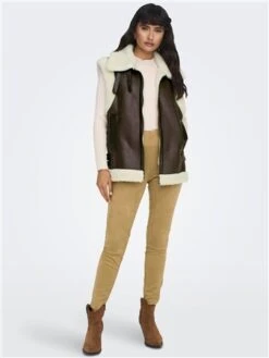 Only Grey / Mole Betty Gilet -Noisy May Shop 29245 2