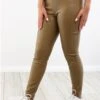 Only Brown / Otter Dana Faux Leather Pant -Noisy May Shop 29246