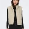 Only Beige / Pumice Stone Sandra Teddy Gilet