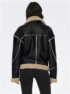 Only Black / Black Wilma Aviator Bonded Jacket -Noisy May Shop 29253 3