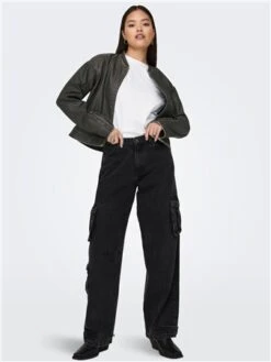Only Black / Black Mindy Short Jacket With Zip -Noisy May Shop 29280 2