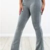 Vila Silver Mynte Hw Flared Pants