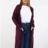 Vila Winter Bloom Ril Long Knitted Cardigan -Noisy May Shop 29291