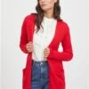 Vila Barbados Cherry Ril Basic Knitted Cardigan