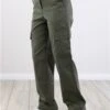 Jjxx Green / Dusty Olive Kendal Cargo Trousers -Noisy May Shop 29328