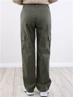 Jjxx Green / Dusty Olive Kendal Cargo Trousers -Noisy May Shop 29328 3