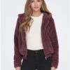 Only Rose / Rose Brown Anna Hooded Jacket -Noisy May Shop 29365