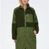 Only Green / Winter Moss Ohio Sherpa Mix Coat