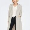 Only Cream Flippa Life Belted Coat -Noisy May Shop 29382