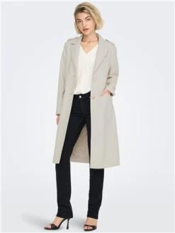 Only Cream Flippa Life Belted Coat -Noisy May Shop 29382 2