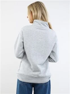 The Frolic Grey Michigan Zip Sweat -Noisy May Shop 29406 3