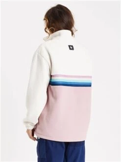 Harper & Lewis Cream/Dusty Pink One Eighty Fleece -Noisy May Shop 29411 3