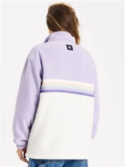 Harper & Lewis Lavender/Cream 1/4 Zip One Eighty -Noisy May Shop 29412 3