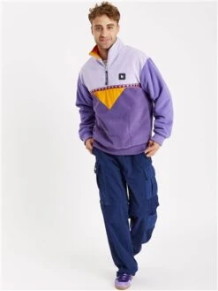 Harper & Lewis Lavender Zaira 1/4 Zip Fleece -Noisy May Shop 29414 2