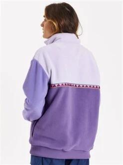 Harper & Lewis Lavender Zaira 1/4 Zip Fleece -Noisy May Shop 29414 3