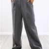 Brave Soul Grey Nina Wide Leg Trouser -Noisy May Shop 29442