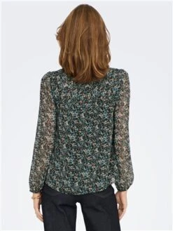 Only Green / Balsam Green Ditsy Patterned Blouse -Noisy May Shop 29447 3