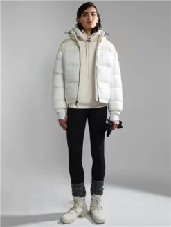 Napapijri White Whisper Rope Hoodie -Noisy May Shop 29452 2