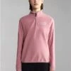 Napapijri Pink Iaato Half-Zip Fleece