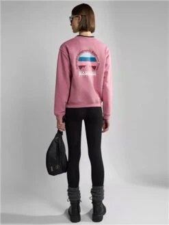 Napapijri Pink Rope Sweatshirt -Noisy May Shop 29454 2