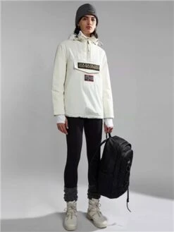 Napapijri White Whisper Rainforest Winter Anorak Jacket 8 Napapijri White Whisper Rainforest Winter Anorak Jacket -Noisy May Shop 29456 2