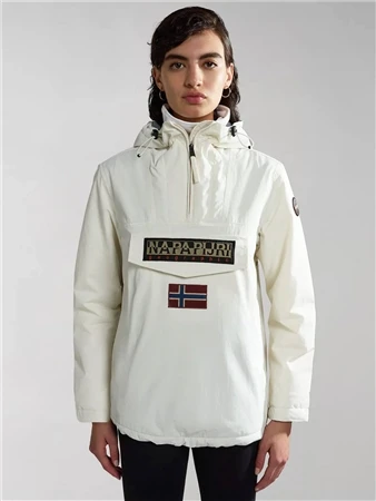 Napapijri White Whisper Rainforest Winter Anorak Jacket 3 Napapijri White Whisper Rainforest Winter Anorak Jacket