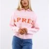 Pieces Rose Jordan Après Zip Knit