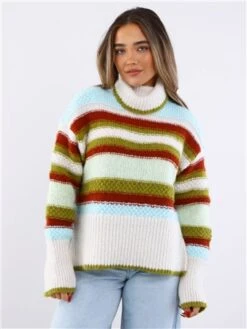 Veromoda Birch Wynona Stripe Pullover