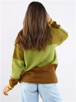 Daisy Street Green Sun Knit Jumper -Noisy May Shop 29704 3