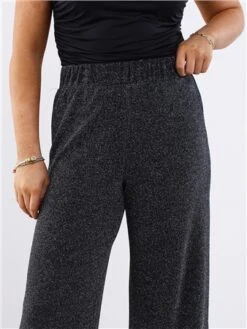 Pieces Black / Black Lina Hw Wide Pants -Noisy May Shop 29706 1