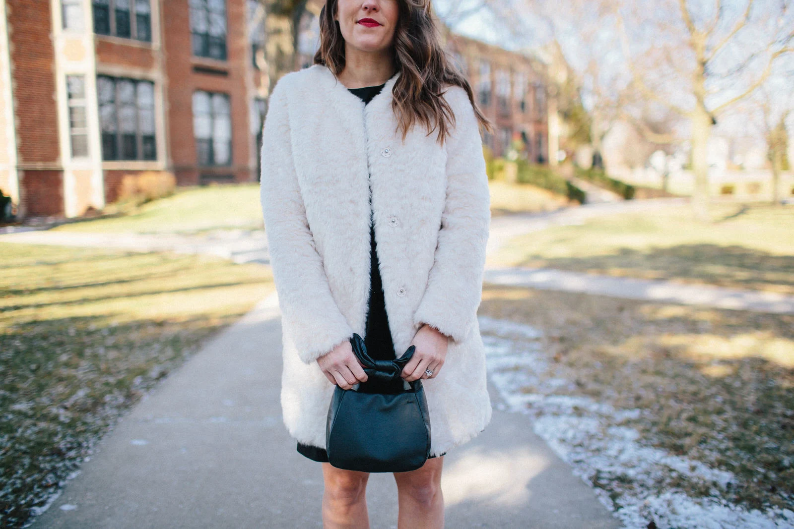 Noisy May Magasin -Noisy May Shop liz adams ted baker velvet dress nordstrom faux fur coat 4 of 15 1